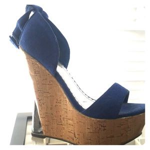Royal Blue wedges